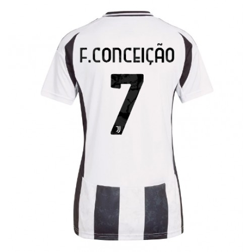 Fotbalové Dres Juventus Francisco Conceicao #7 Dámské Domácí 2024-25 Krátký Rukáv